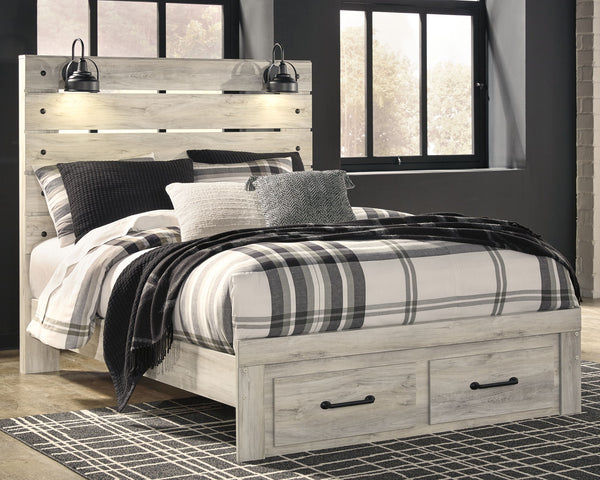 Cambeck - Panel Bed #queen #2drawers