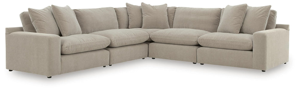Maxton Heights - 5 Piece Sectional #darkbrown