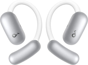 Soundcore - by Anker AeroFit 2 A.I. Assistant Open-Ear Bluetooth Headphones with Real-Time Translation and Adjustable Ear Hooks - Pearl White