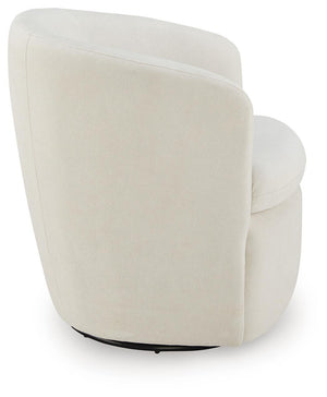 Leemont - Swivel Accent Chair #white