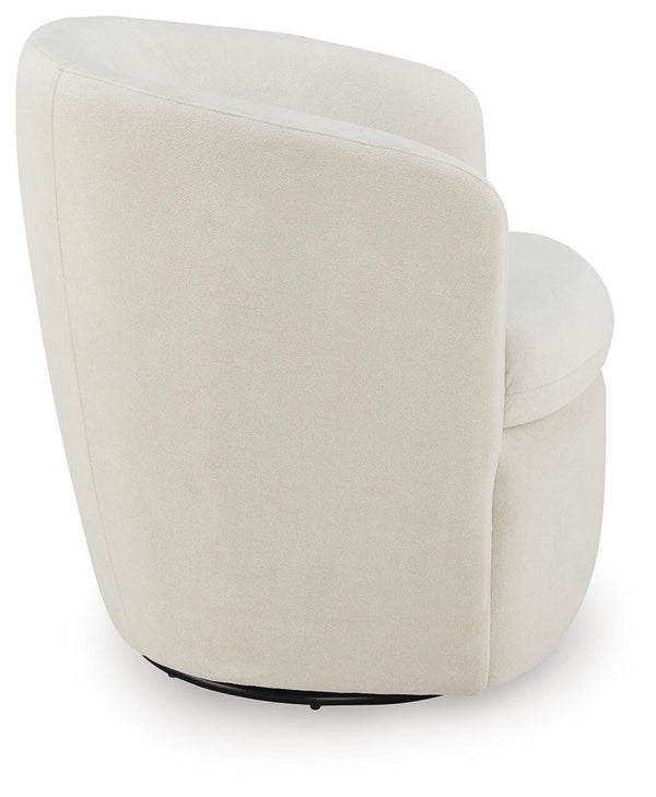 Leemont - Swivel Accent Chair #white