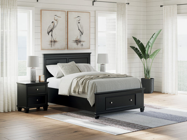 Lanolee - Panel Bed #full #1drawer