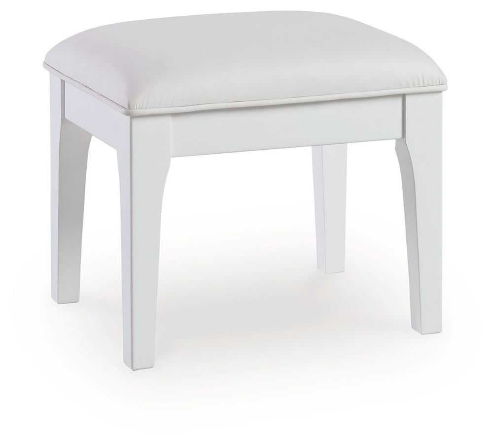 Chalanna - Taburete de tocador - Blanco