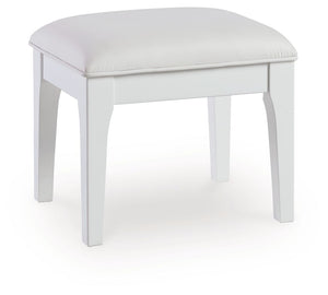 Chalanna - Taburete de tocador - Blanco