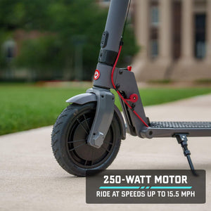 GoTrax - XR ADVANCE Lightweight Electric Scooter w/14mi Max Operating Range & 15.5mph Max Speed - Black