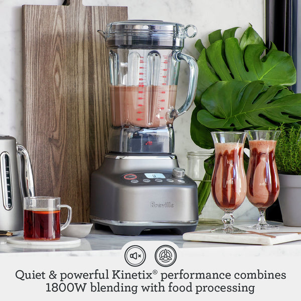 Breville - the Super Q Blender, 1600W, with 12 speed settings and 68 oz Jug - Brushed Stainless Steel