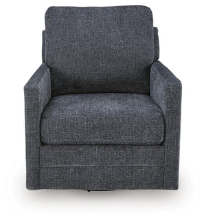 Dishford - Swivel Accent Chair #darkgray