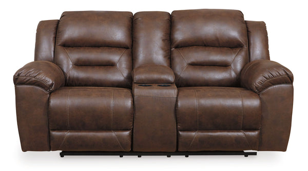 Stoneland - Reclining Loveseat #darkbrown