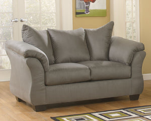 Darcy - Stationary Loveseat #gray