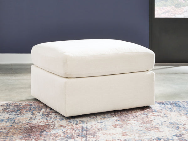 Modmax - Oversized Accent Ottoman #white