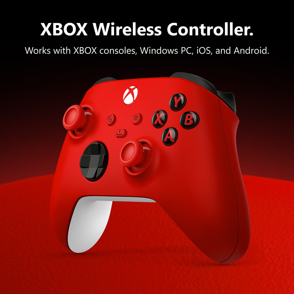 Microsoft - Xbox Wireless Controller for Xbox Series X, Xbox Series S, Xbox One, PCs, and Cloud-Enabled Devices - Pulse Red