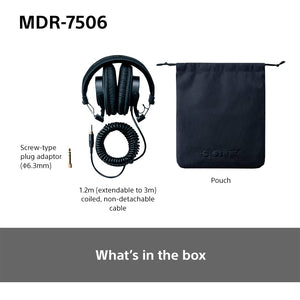 Sony - Professional Studio Headphones - Black