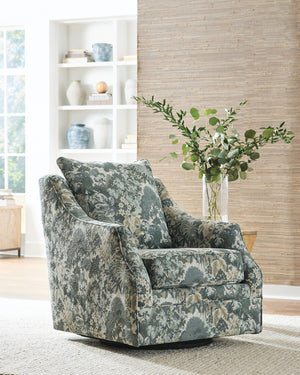 Gubbins - Swivel Accent Chair #green
