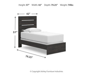 Hollivern - Panel Bed #twin