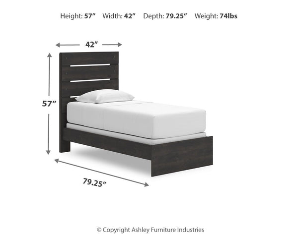 Hollivern - Panel Bed #twin