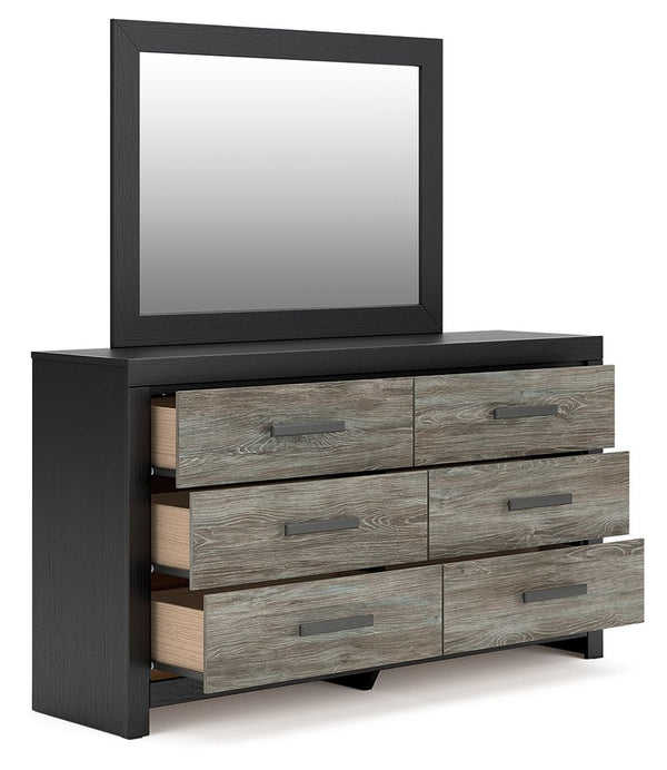 Broachmyn - Six Drawer Dresser #black #dresser&mirror