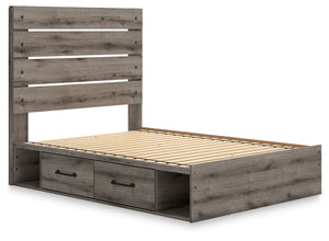 Graystorm - Panel Storage Bed #full