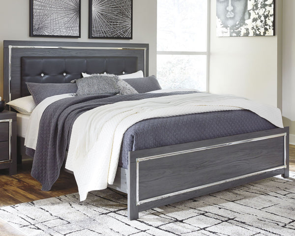 Lodanna - Panel Bed #king #none