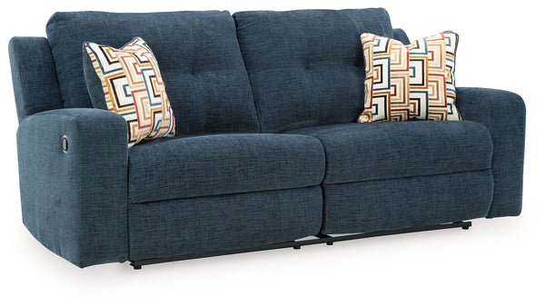 Danum - 2 Seat Reclining Sofa #blue