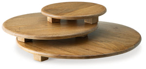 Kaidler - Juego de bandejas (set de 3) - Marrón