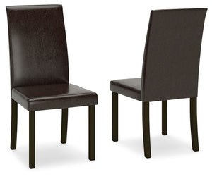 Kimonte - Dining Side Chair #darkbrown