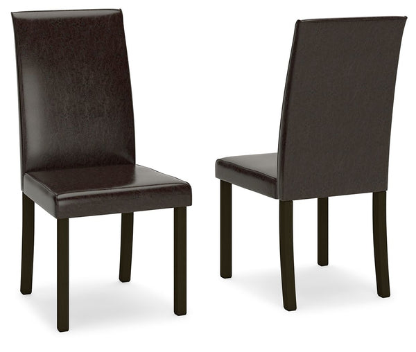Kimonte - Dining Side Chair #darkbrown