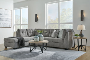 Marleton - Sectional #darkgray #2pc.leftarmfacingcornerchaisesectional