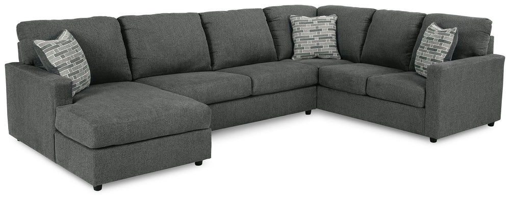 Edenfield - Sectional #darkgray #3pc.leftarmfacingcornerchaisesectional