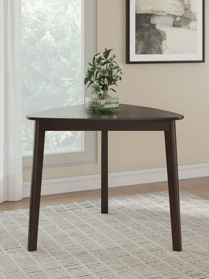 Mallenette - Mesa de comedor triangular - Merlot