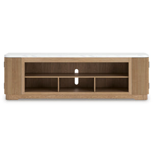 Mueble de TV Camdill - Opción de Chimenea - Marrón Claro