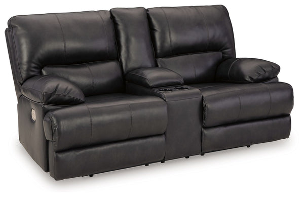 Mountainous - Sofá biplaza reclinable eléctrico con consola/reposacabezas ajustable - Eclipse