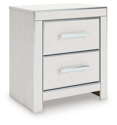 Zuraleus - Two Drawer Night Stand #white