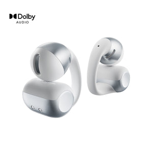 Shokz - OpenDots 2 Open-Ear Clip On True Wireless Bluetooth Earbuds - Gray