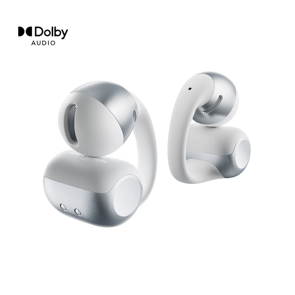 Shokz - OpenDots 2 Open-Ear Clip On True Wireless Bluetooth Earbuds - Gray