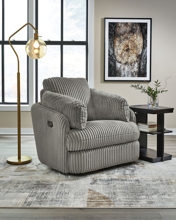 Tie-breaker - Swivel Glider Recliner #darkgray