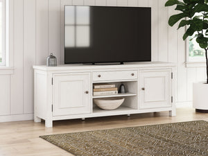 Robbinsdale - Mueble de TV extragrande - Blanco antiguo