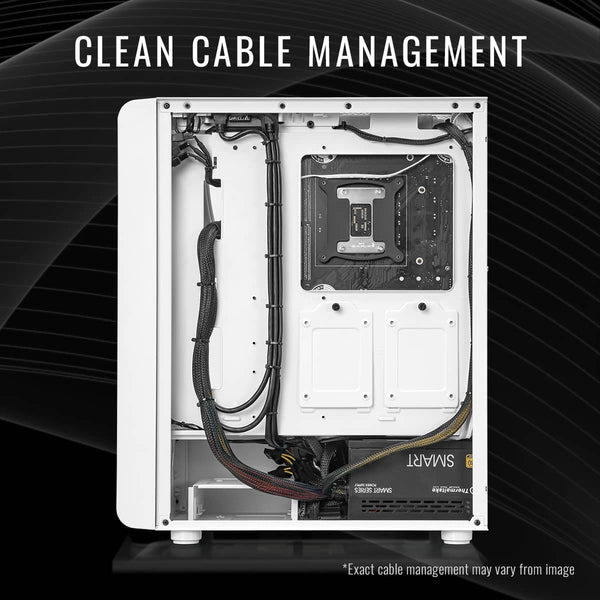 Thermaltake - Quartz i350 R4 Gaming Desktop 14th Gen Intel Core i5-14400F 2023 - 16GB Memory - NVIDIA GeForce RTX 3050 - 1TB NVMe M.2 - White