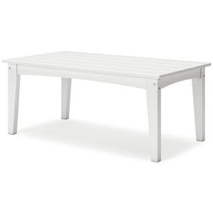 Hyland Wave - Rectangular Cocktail Table #white