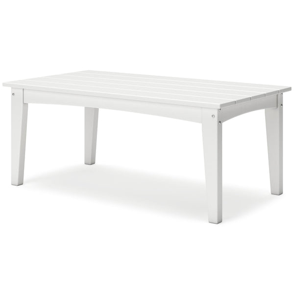 Hyland Wave - Rectangular Cocktail Table #white