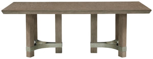 Chrestner - Mesa de comedor rectangular - Gris