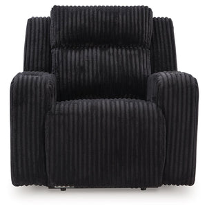Forest Lake - Power Recliner With Adj Headrest - Black