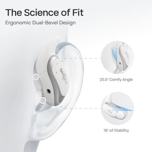 Shokz - OpenFit Air Open-Ear True Wireless Earbuds - White