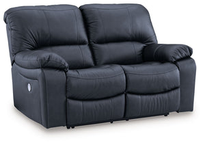 Leesworth - Reclining Loveseat #blue