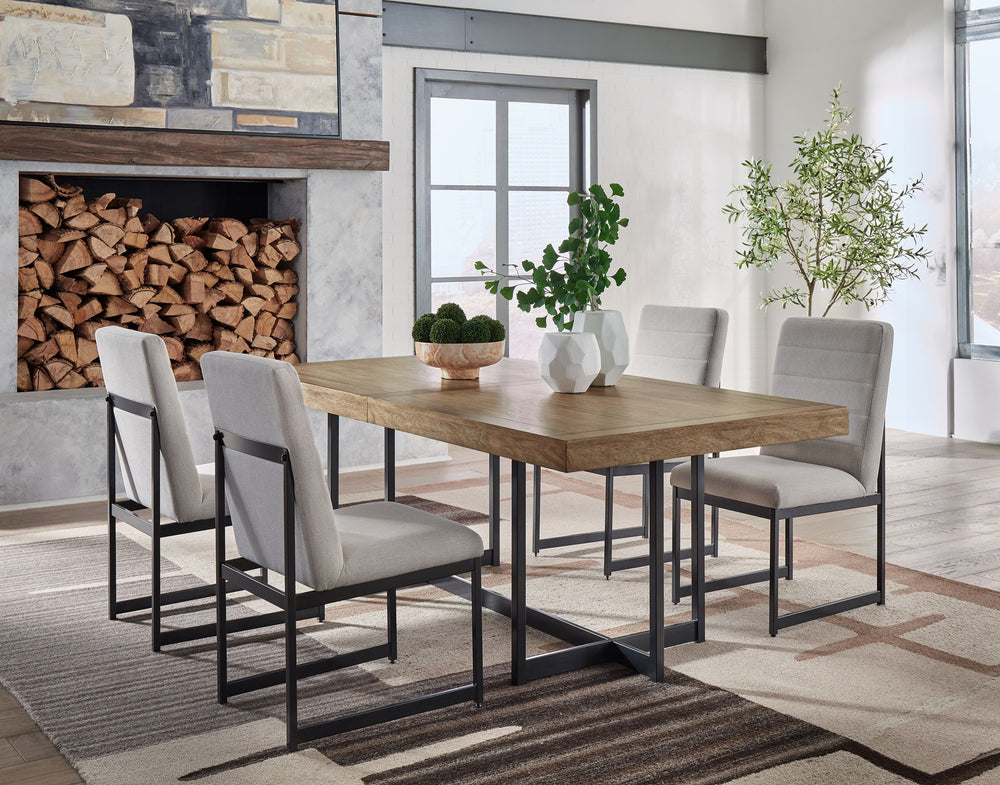 Tomtyn - Dining Room Set #5pc.table,4chairs