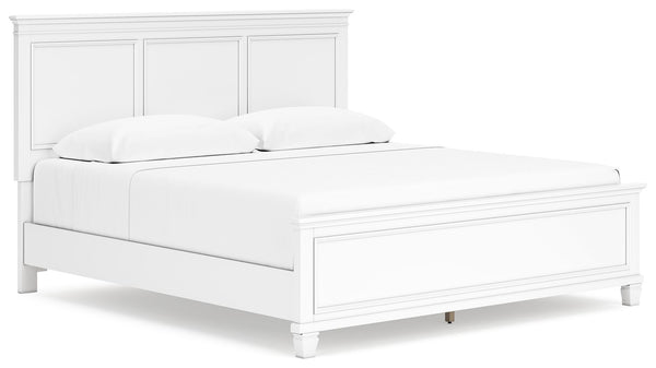 Fortman - Panel Bed #king #none