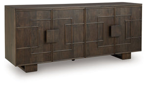 Cato - Gabinete decorativo - Marrón oscuro