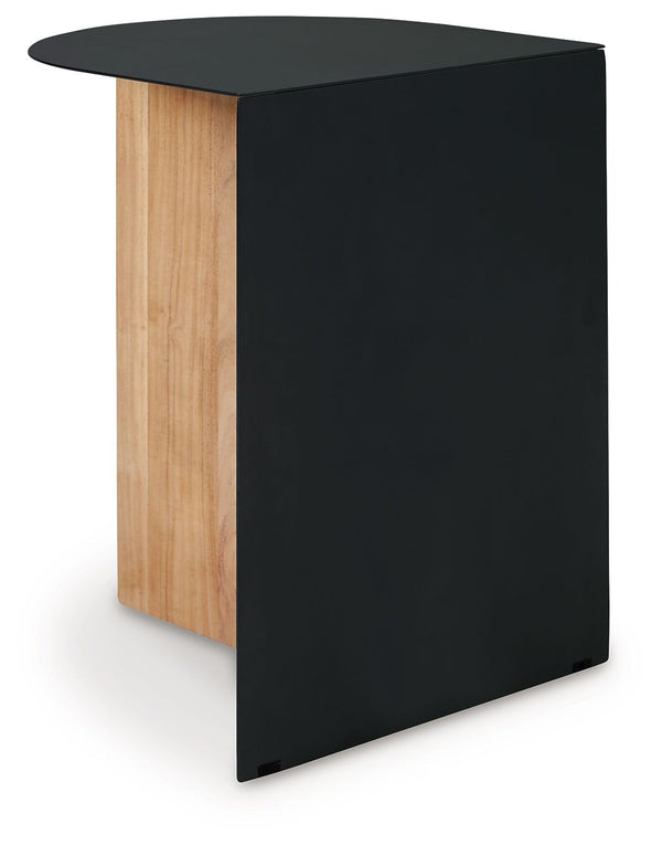 Ladgate - Mesa auxiliar - Negro / Natural