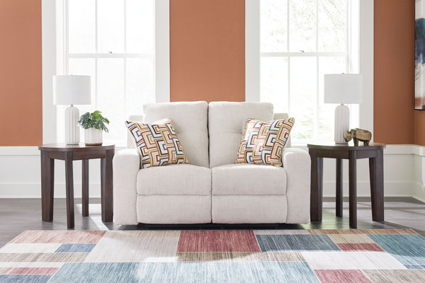Danum - Reclining Loveseat #white