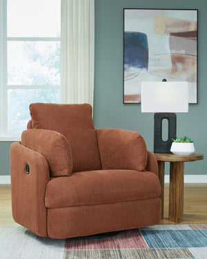 Modmax - Swivel Glider Recliner #lightbrown