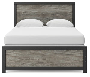 Broachmyn - Panel Bed #black #queen